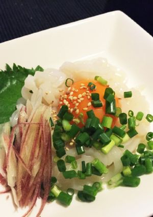 濃厚イカのユッケ-レシピのメイン写真