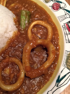 イカとオクラたっぷりコクカレー-レシピのメイン写真