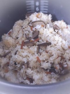 混ぜご飯☆干し椎茸と人参だけ☆-レシピのメイン写真
