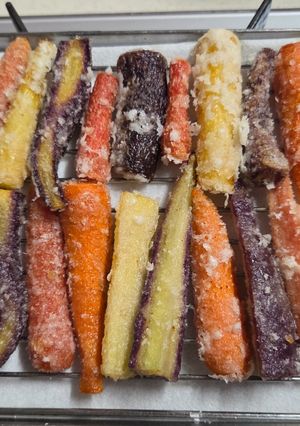 カラフルにんじん揚げ揚げ-レシピのメイン写真