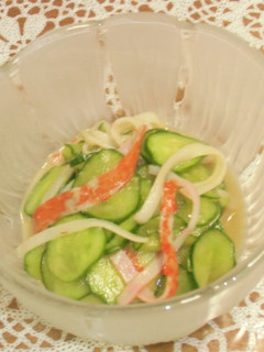 胡瓜の胡麻酢和え-レシピのメイン写真