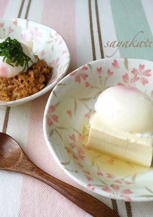 胃痛さんにも栄養を❣⃛温玉奴(やっこ)♡-レシピのメイン写真