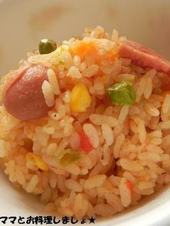 炊飯器で簡単★ウィンナートマトピラフ-レシピのメイン写真