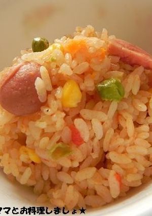 炊飯器で簡単★ウィンナートマトピラフ-レシピのメイン写真