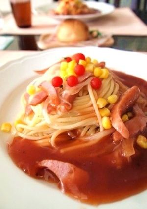 名古屋の味、あんかけパスタ-レシピのメイン写真