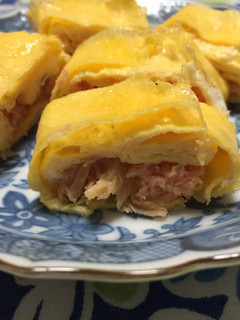 鮭フレーク入り!卵焼き-レシピのメイン写真