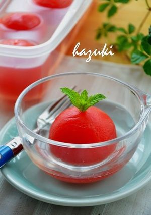夏休みのおやつに♪トマトのコンポート-レシピのメイン写真