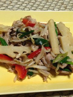 豚肉と野菜のあっさり醤油炒め-レシピのメイン写真