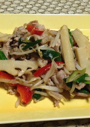 豚肉と野菜のあっさり醤油炒め-レシピのメイン写真