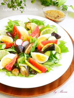 夏野菜の和風サラダ-レシピのメイン写真