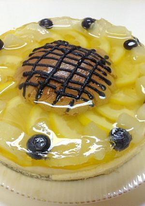 レモンのひまわりゼリーケーキ-レシピのメイン写真
