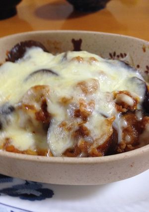 レンジで時短！なすのミートグラタン-レシピのメイン写真