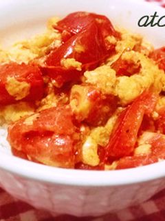 完熟トマトで♪ トマたま丼-レシピのメイン写真