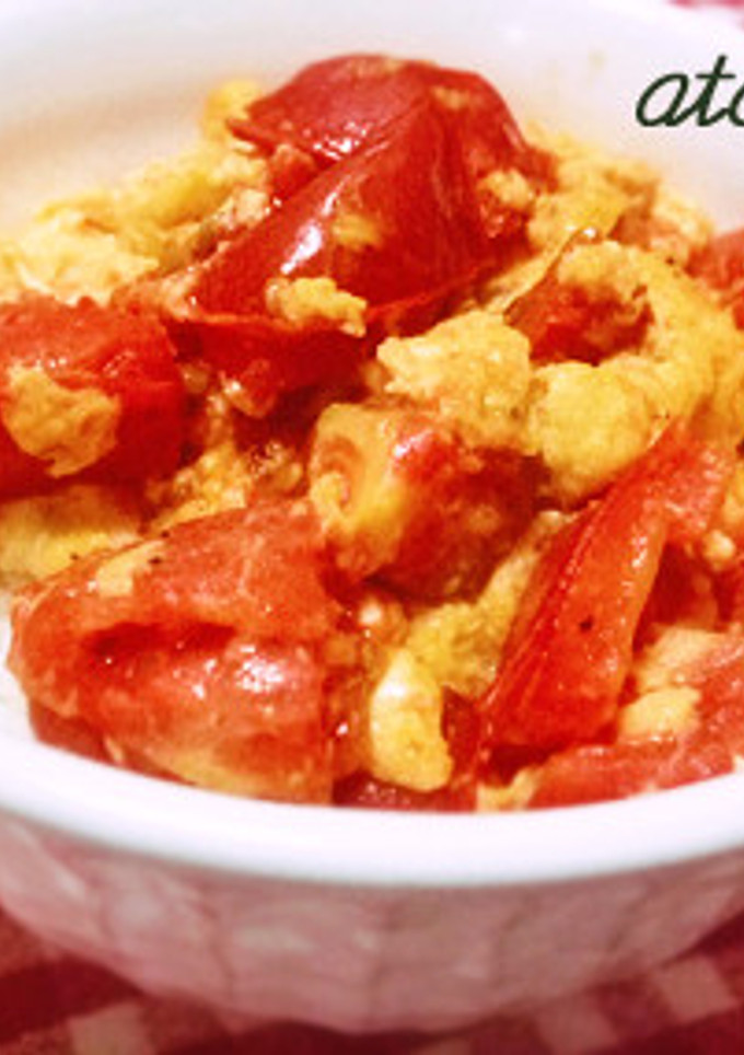 完熟トマトで♪ トマたま丼-レシピのメイン写真
