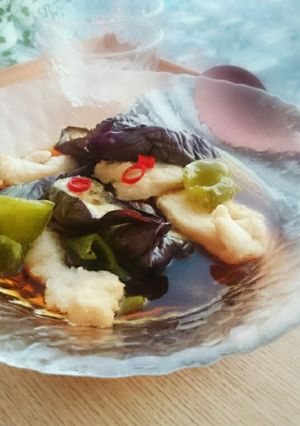 夏にぴったり✾なすと鶏胸肉の煮浸し-レシピのメイン写真