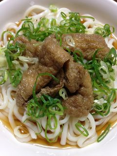 旨い‼ 甘辛お揚げさん冷やしきつねうどん-レシピのメイン写真