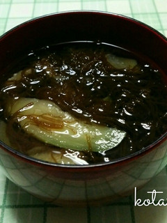 なすともずくの✿お吸い物✿-レシピのメイン写真