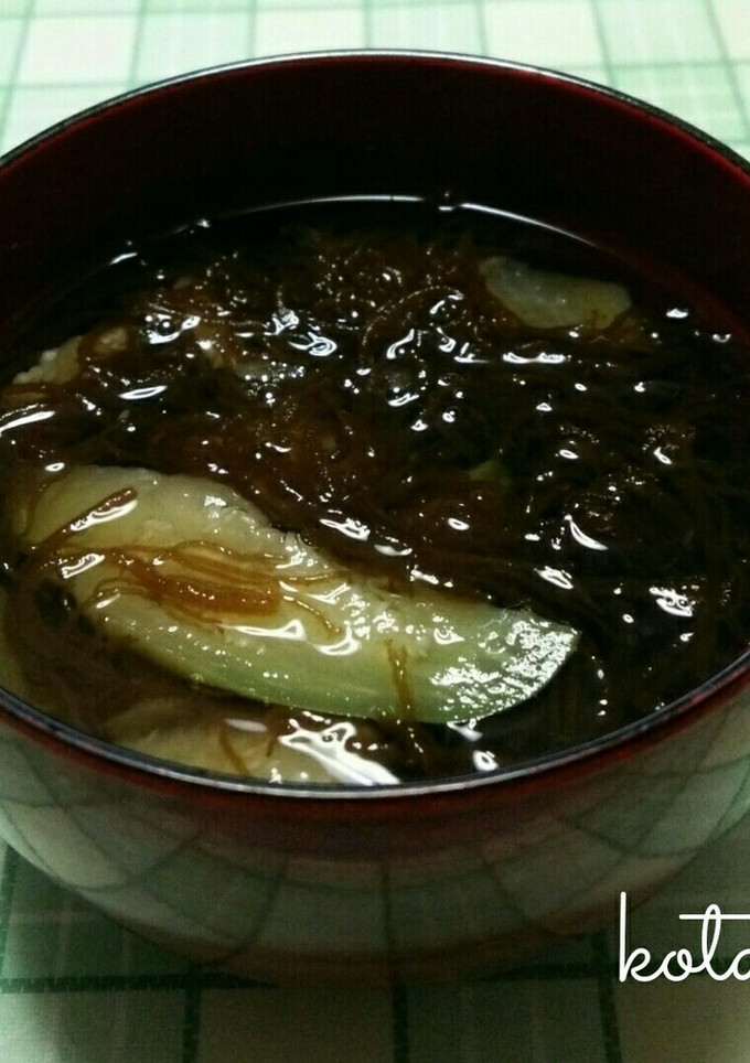 なすともずくの✿お吸い物✿-レシピのメイン写真