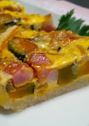 かぼちゃとベーコンとしめじのキッシュ-レシピのメイン写真