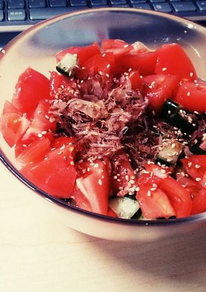 トマト×きゅうりのさっぱり丼-レシピのメイン写真