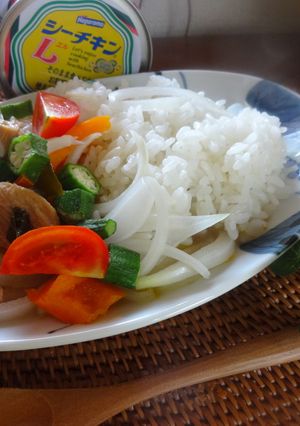 シーチキンＬで簡単グリーンカレー-レシピのメイン写真