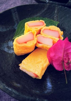 カニカマ巻き～玉子焼き！巻き寿司などに-レシピのメイン写真