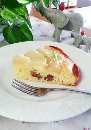 冷やして美味しい☆タルト風桃ケーキ-レシピのメイン写真