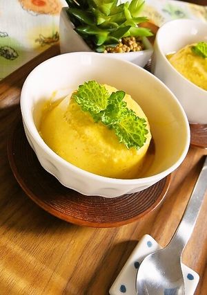 低カロリー♪かぼちゃのレアチーズケーキ風-レシピのメイン写真