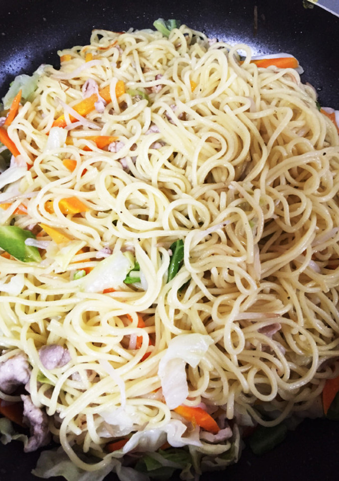 安上がり！塩焼きそば-レシピのメイン写真
