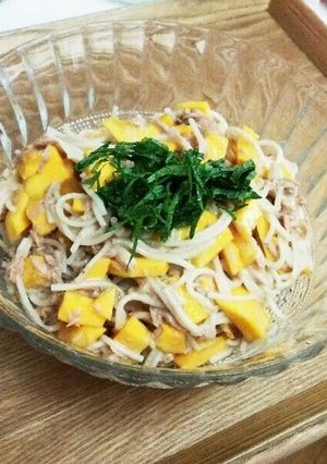 コリンキーのサラスパ風サラダ-レシピのメイン写真