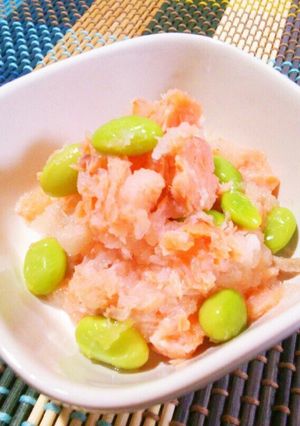 幼児食☆鮭と枝豆のみぞれ煮-レシピのメイン写真