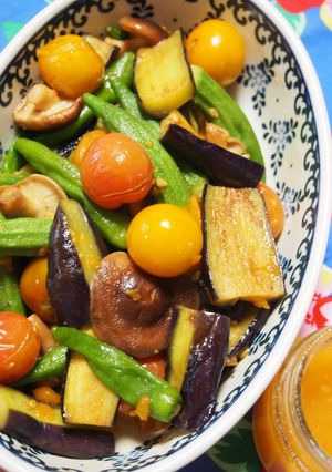 塩トマトde♪夏野菜いろいろソテー-レシピのメイン写真