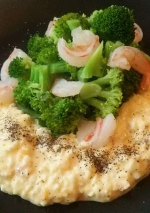 ブロッコリーと海老の卵ソース-レシピのメイン写真