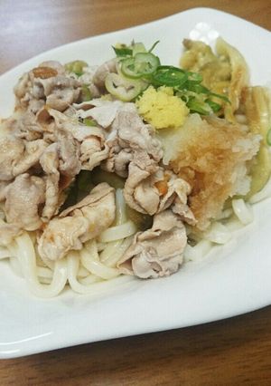 焼きナスと豚しゃぶの冷やしうどん-レシピのメイン写真