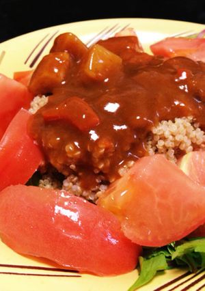 ダイエットに栄養満点キヌアサラダカレー-レシピのメイン写真