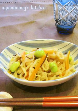 ひじきも枝豆も✿切り干し大根の煮物✿-レシピのメイン写真