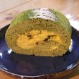 抹茶とかぼちゃの~和みロールケーキ