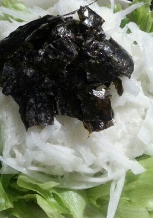 大根とトロロの混ぜ混ぜサラダ♪便秘にも?-レシピのメイン写真