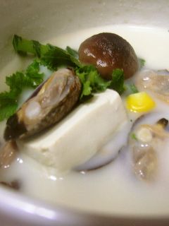 ★スープ?★あさり豆乳味噌汁-レシピのメイン写真