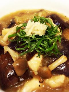 ふわふわ鶏となすのみぞれ煮-レシピのメイン写真