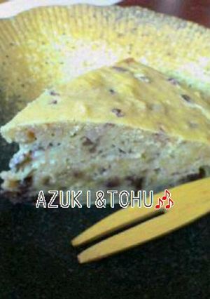 ノンオイルAzuki&Tohu cake-レシピのメイン写真