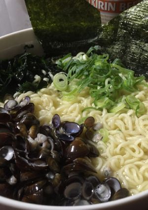 シジミ海苔塩ラーメンσ(^_^;)-レシピのメイン写真