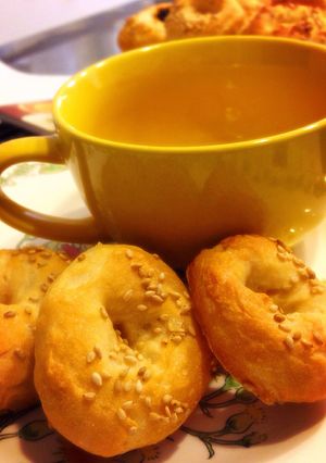 カフェランチ風♩軽い塩麹リングパン-レシピのメイン写真
