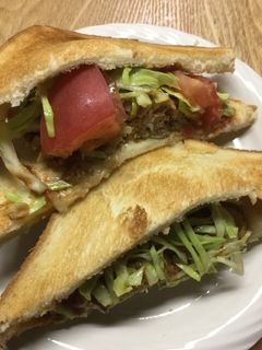 ハンバーグのサンドイッチ-レシピのメイン写真