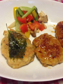鶏肉で作る!つくねハンバーグ-レシピのメイン写真