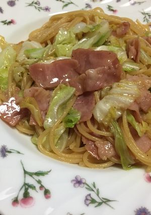 簡単！ベーコンとキャベツのパスタ-レシピのメイン写真
