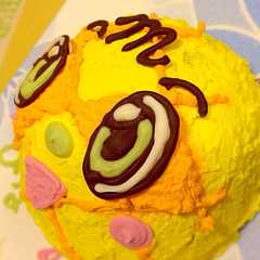 メロンパンナちゃんケーキ-レシピのメイン写真