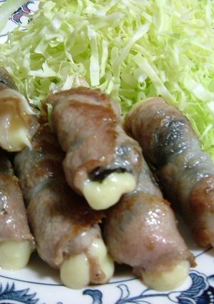 豚肉の海苔＆チーズくるくる巻き-レシピのメイン写真
