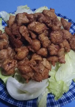 漢の低糖質料理（仮）超手抜き一口から揚げ-レシピのメイン写真