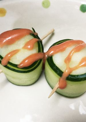 ジャガバターのきゅうり巻き-レシピのメイン写真